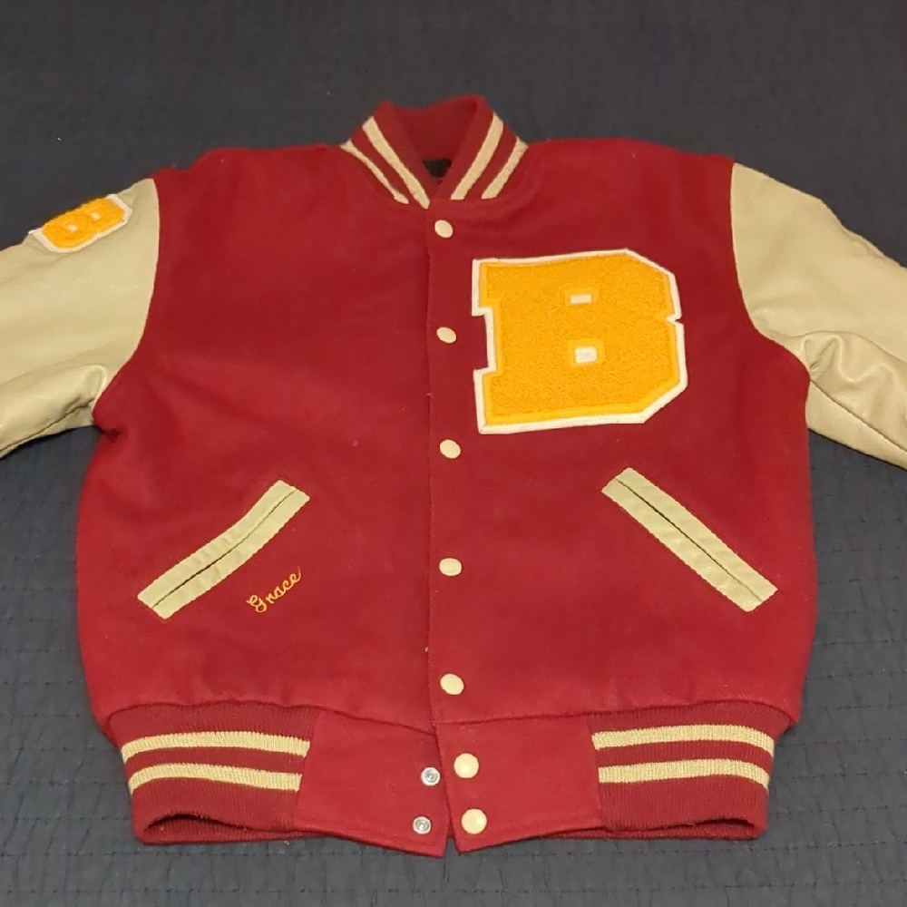 T & M Sportswear Vintage Letterman Jkt./XS